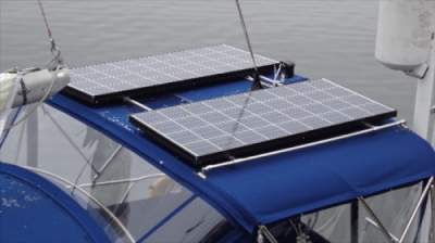 sailboat solar panel rail mount kit